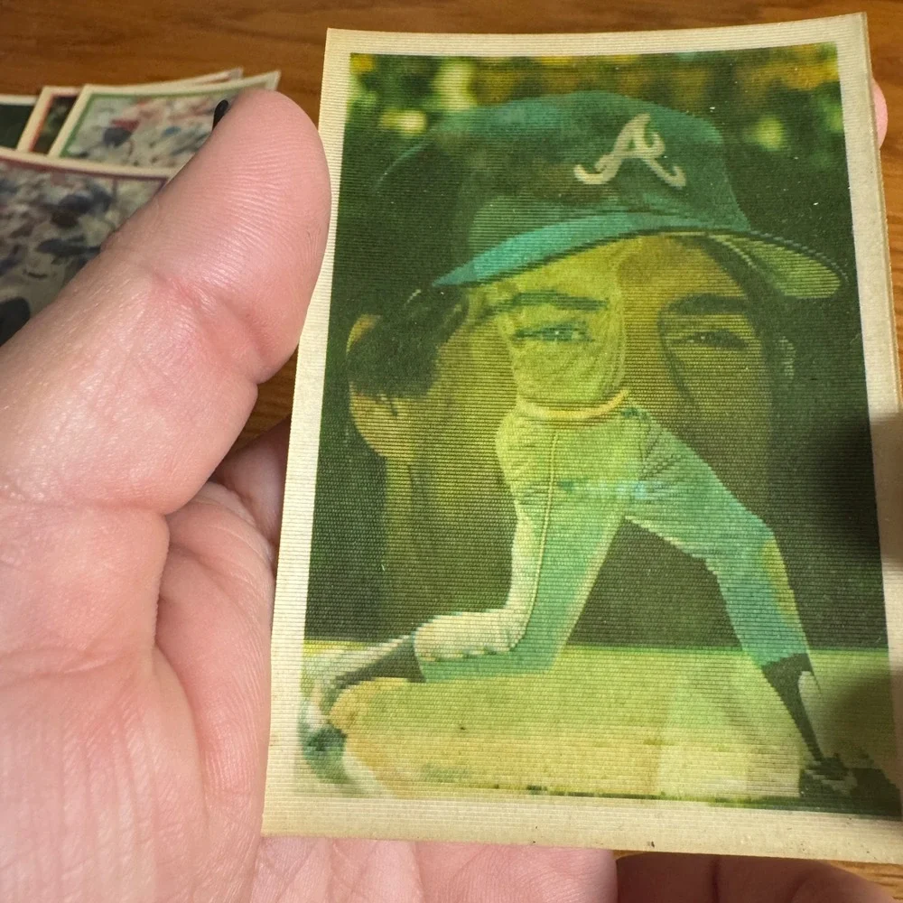 Vintage Sportflics Baseball Card Lot 1986‎ 1989 Niekro Murphy Sierra 6 Cards